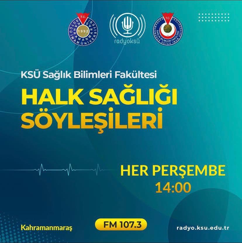 RadyoKSÜ Halk Sağlığı Söyleşileri