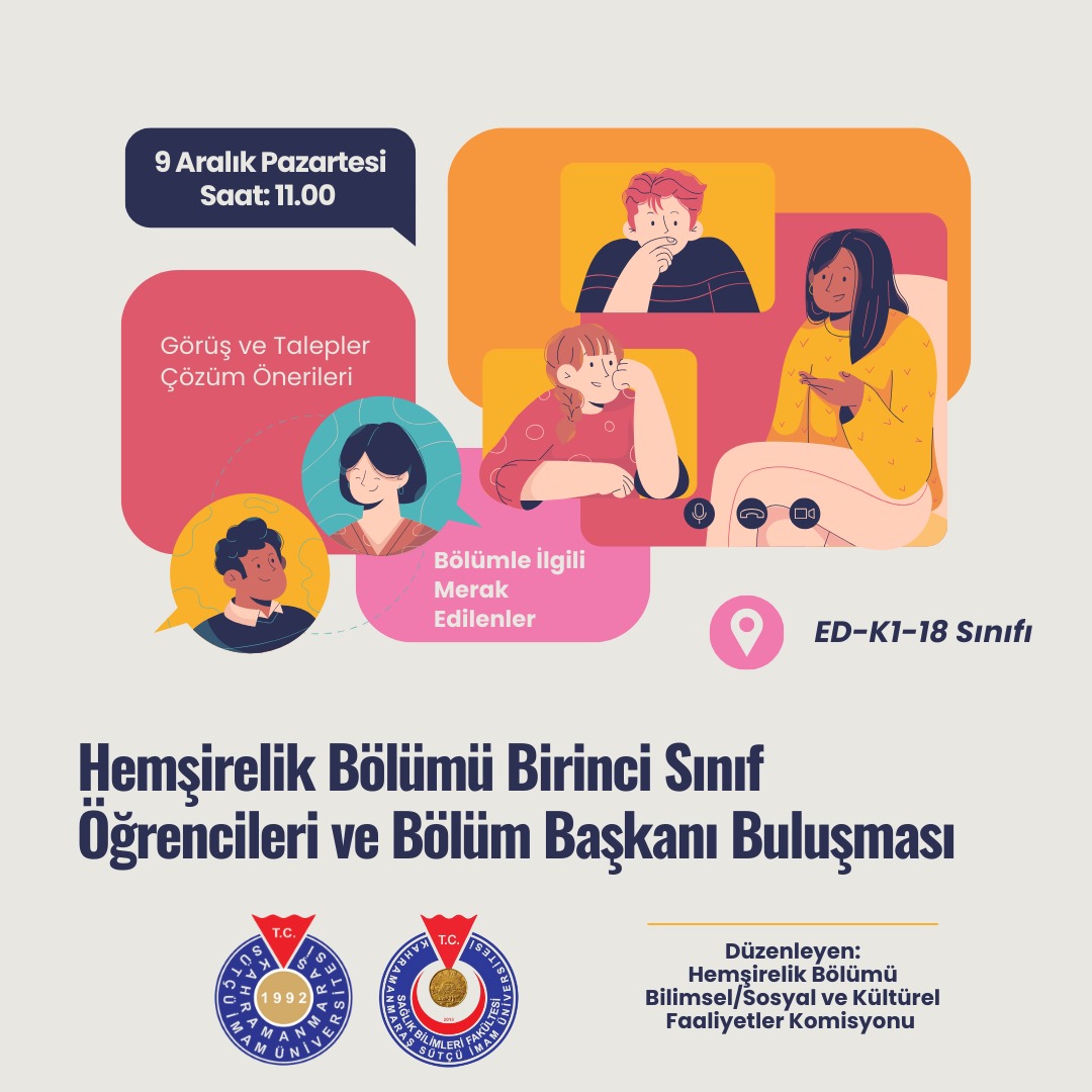 Öğrenci - Bölüm Başkanı Buluşması